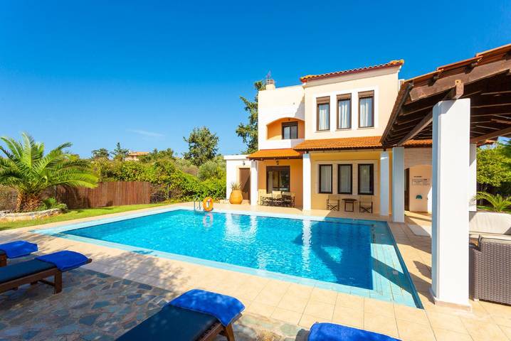 Villa für 7 Personen, mit Terrasse und Garten in Chania und Umgebung - 2
