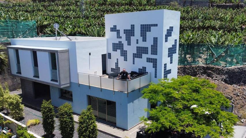 Casa rural para 4 personas, con balcón además de vistas y jardín en Tazacorte