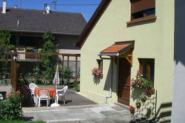 Gîte pour 2 personnes, avec terrasse à Wittisheim
