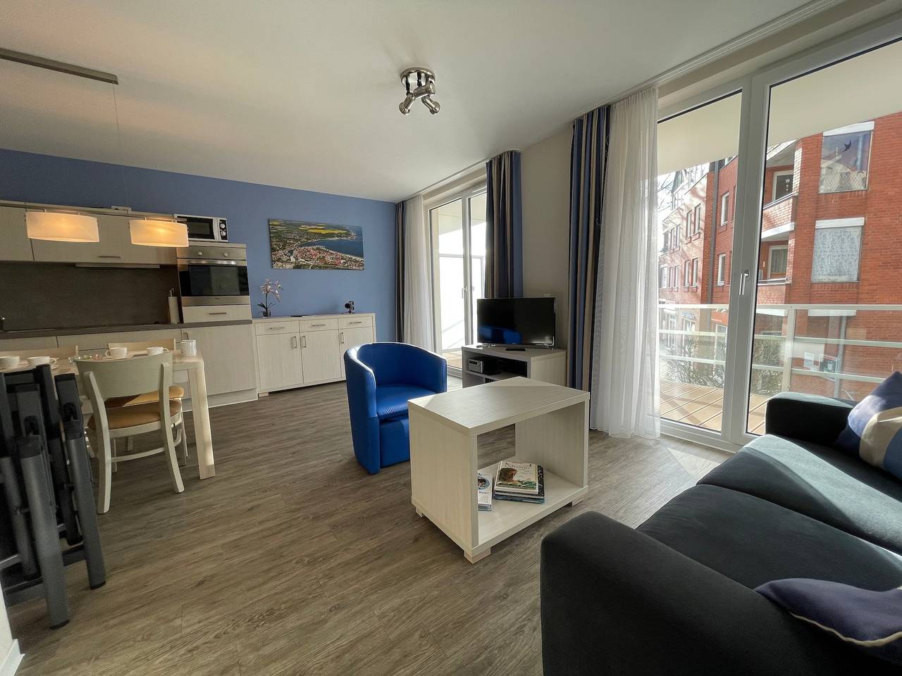 Appartement de vacances entier, Appartement de vacances pour 3 personnes avec balcon in Eckernförde, Baie d'Eckernförde
