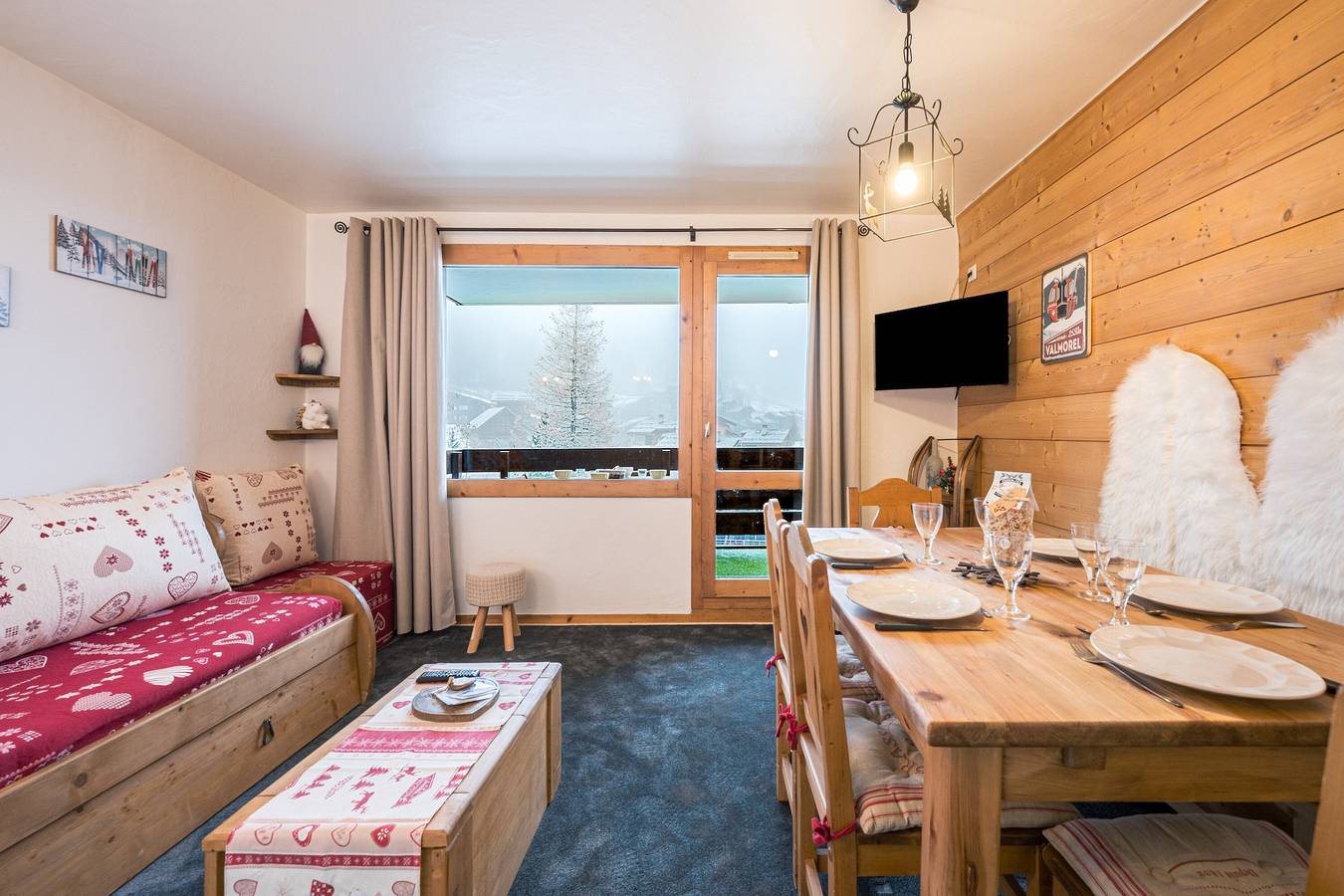 Appartement entier, Appartement 'Valmorel' avec vue sur montagne et balcon in Valmorel, Les Avanchers-Valmorel