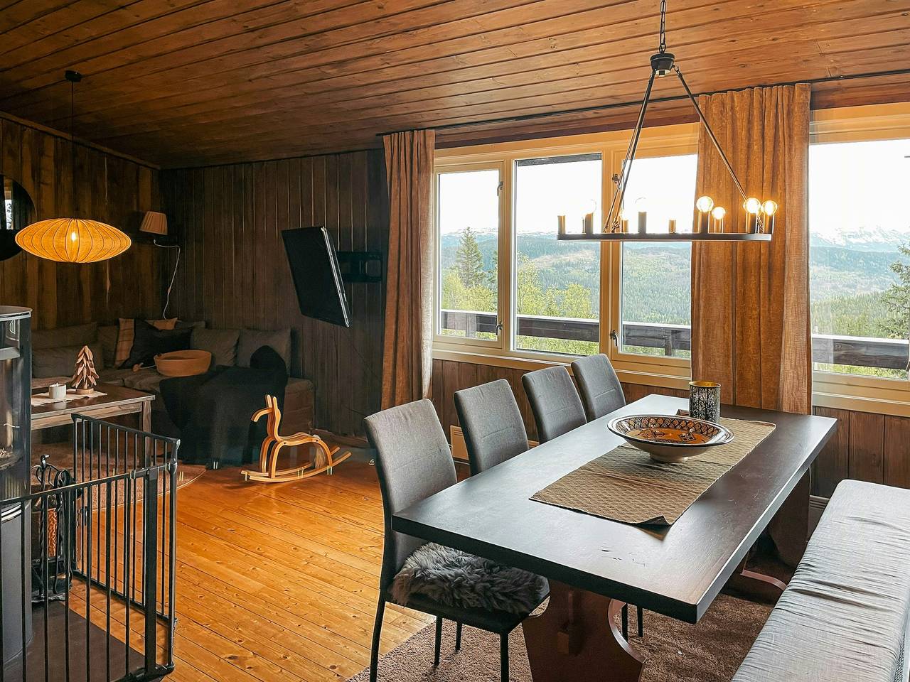 Familienhütte mit Sauna und Yoga-Bereich in der Nähe von Rjukan in Tinn