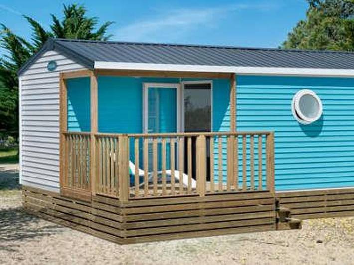 Mobil home pour 5 personnes, avec bassin pour enfant à Sazos - 3