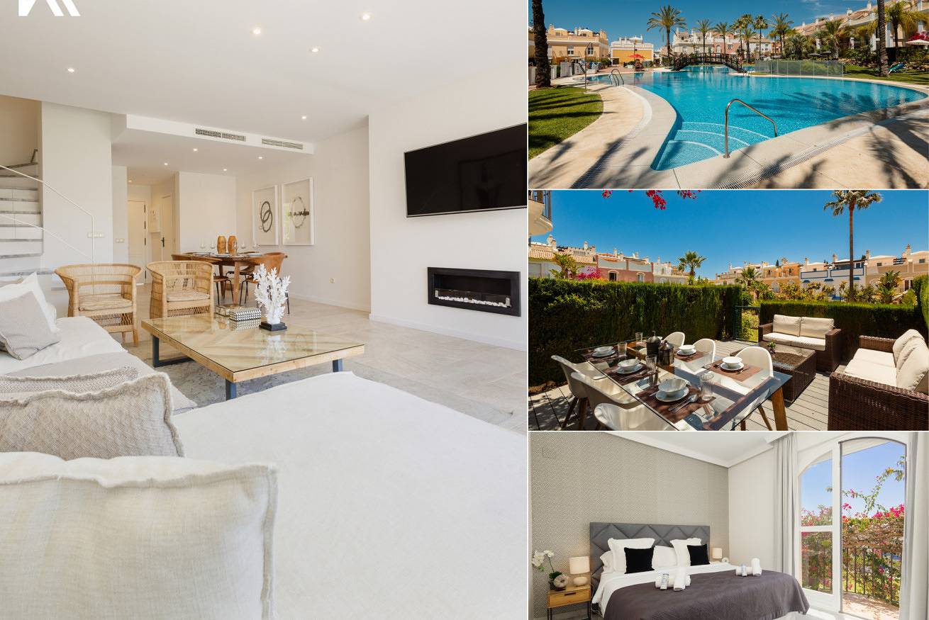Entire apartment, New beachfront holiday home in  Bahia de Marbella in Las Chapas, Marbella