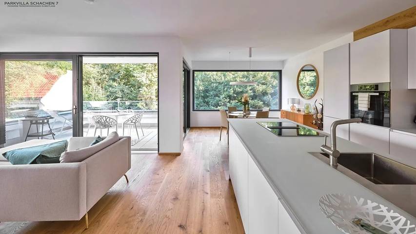 Ferienwohnung für 4 Personen, mit Balkon und Garten in Bad Schachen
