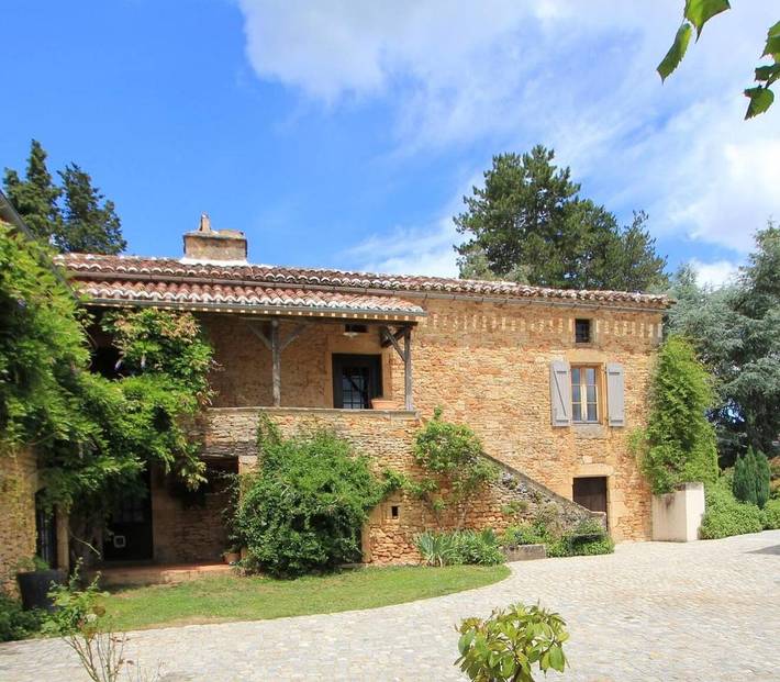 Location de vacances pour 10 personnes, avec jardin et vue, animaux acceptés à Loubejac - 4