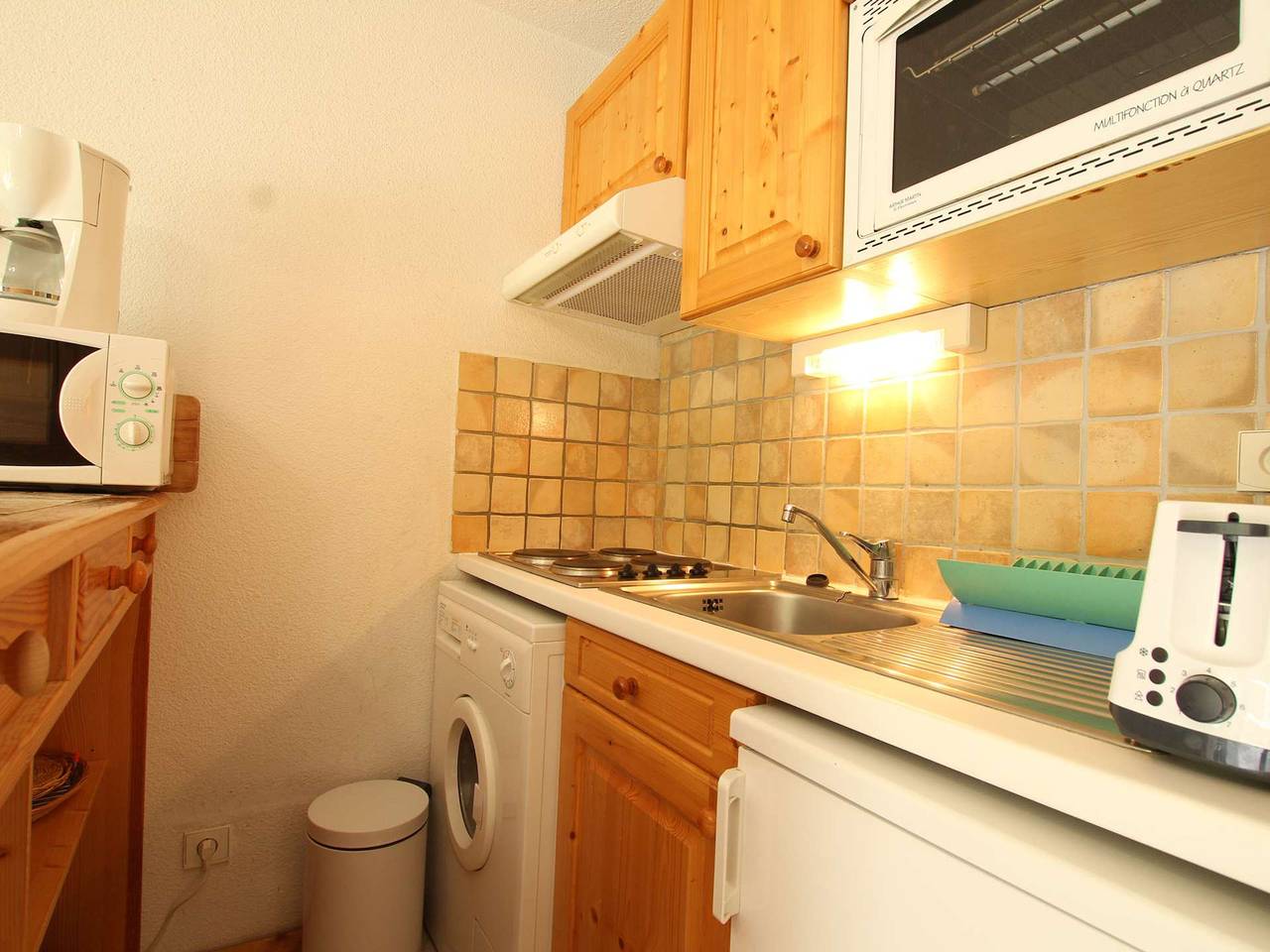 Ganze Wohnung, Gemütliches Studio für 4 Personen in Chantemerle, Serre-Chevalier – Terrasse, Garage optional in Saint-Chaffrey, Serre Chevalier