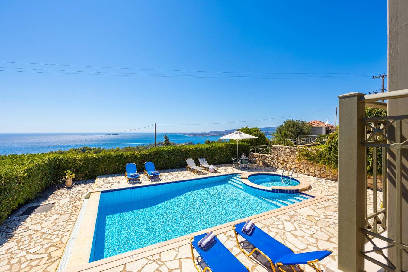 Villa für 6 Personen mit Whirlpool in Argostoli, Kefalonia