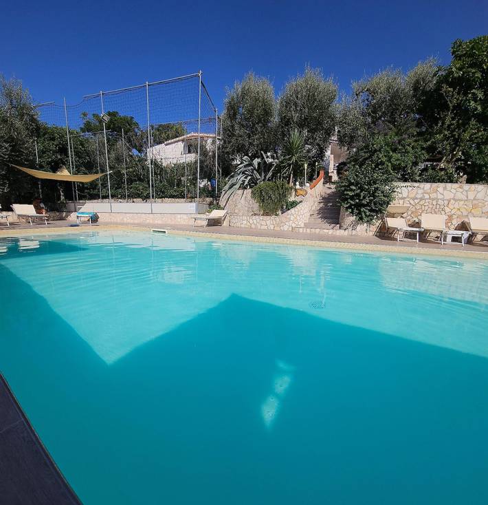 Ferienwohnung für 3 Personen, mit Pool und Garten, mit Haustier am Gargano