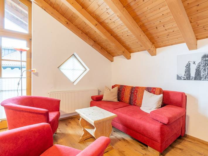 Hütte für 4 Personen, mit Balkon und Garten sowie Sauna in Grünten - 2