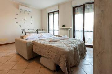Gîte pour 2 personnes, avec vue et balcon à Novare