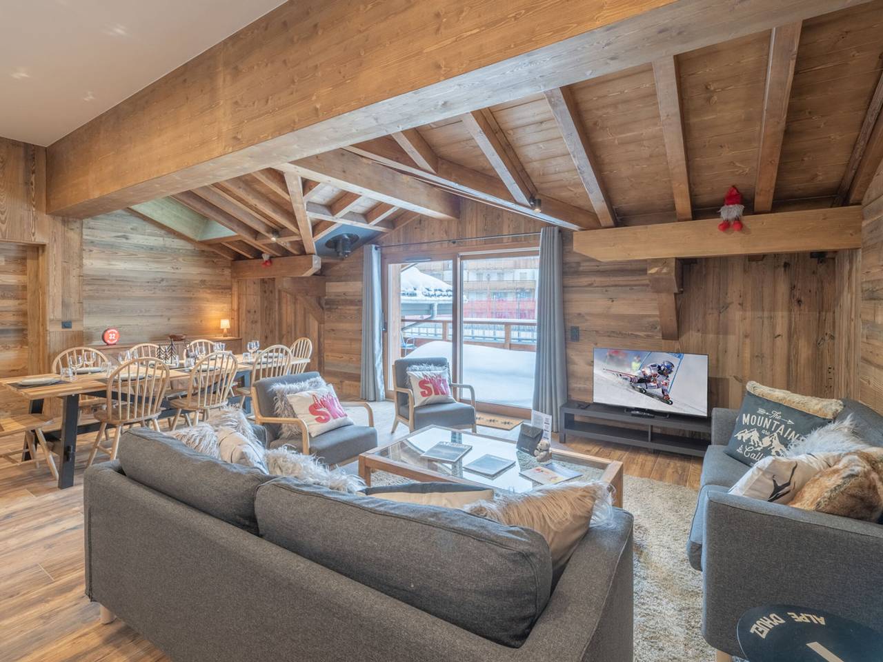 Appartement entier, Appartement luxe ski aux pieds, 8 pers, Wi-Fi in Huez, Parc national des Écrins