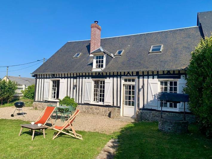 Location de vacances pour 7 personnes, avec jardin à Saint-Martin-aux-Buneaux