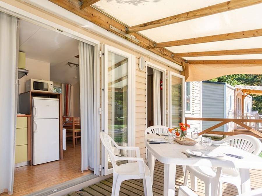Camping Le Brabois - Mobile home 4 persons - Classic 2 bedrooms 4 in Villers-lès-Nancy, Nancy region