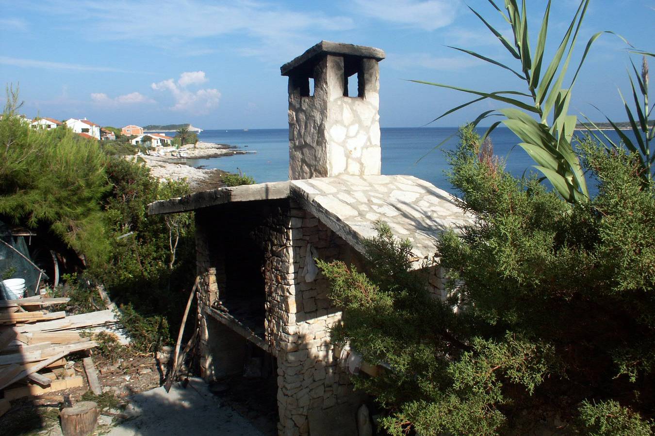 Ganze Wohnung, 2-Zimmer-Ferienwohnung am Strand Milna, Vis A-3036-c in Rukavac, Split-Dalmatien