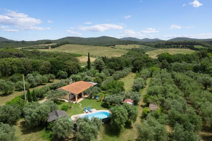 Villa Le Vigne in Bibbona, Costa degli Etruschi