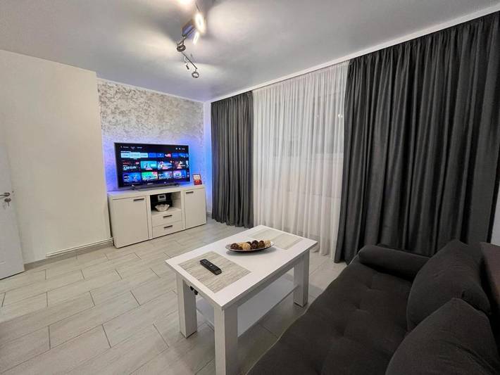 Appartement de vacances pour 5 personnes, avec Terrasse ainsi que Jardin et Vue
