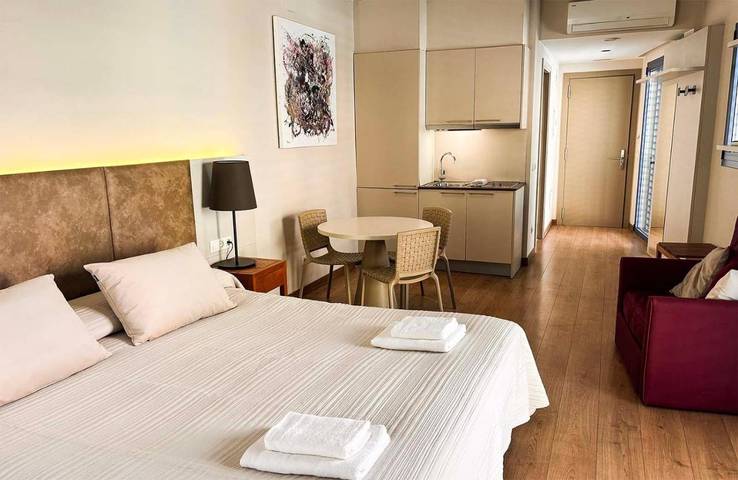 Appart’hôtel pour 2 personnes, avec Vue