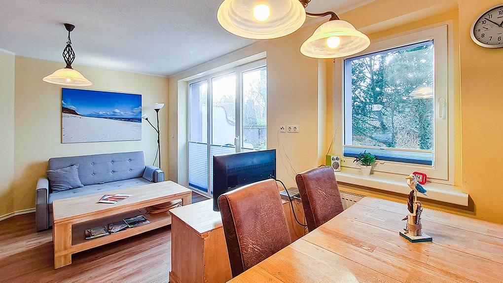 Entire holiday apartment, Fewo weiße Muschel, Eg in Ostseebad Koserow, Koserow