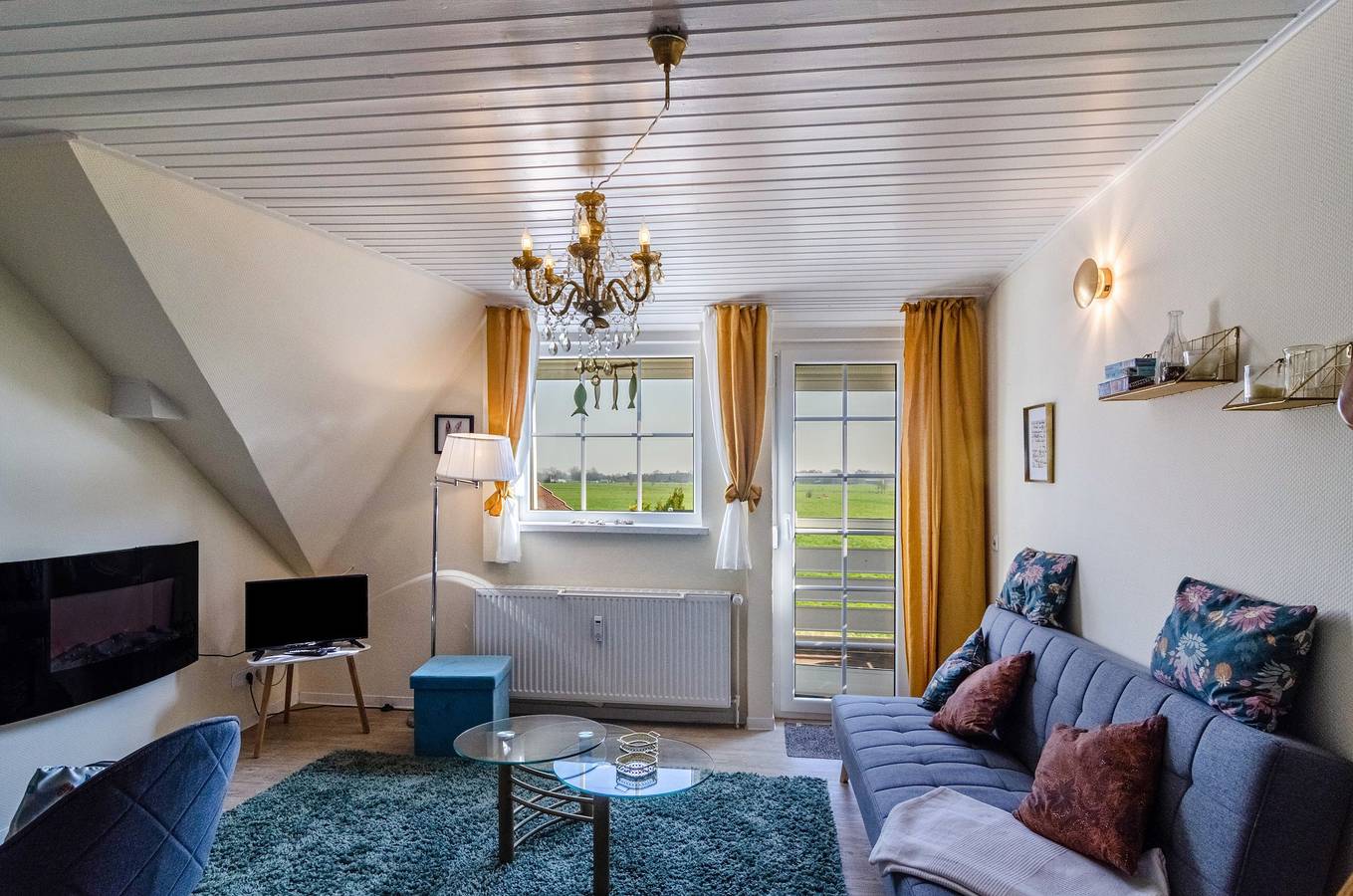 Ganze Wohnung, Ferienwohnung 'Ruheinsel' mit Gemeinschaftsterrasse, Gemeinschaftsgarten und Balkon in Jade, Nordseeküste