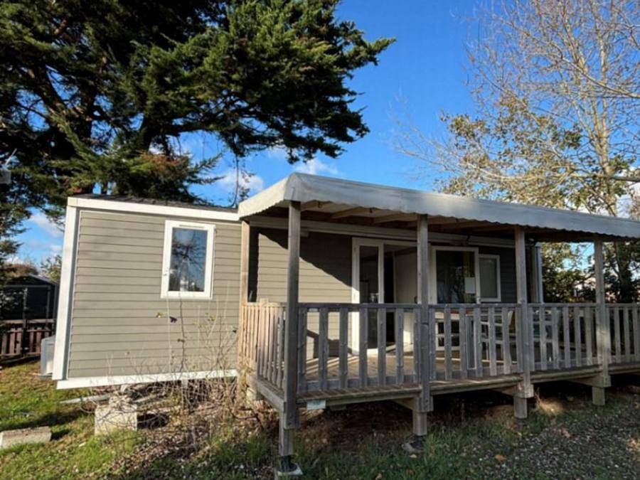 Camping Clos Mer et Nature - Mobilheim 4 personen - Galet Confort + (Pmr) - 2 Zimmer / 4 p in Saint-Michel-Chef-Chef, Côte de Jade