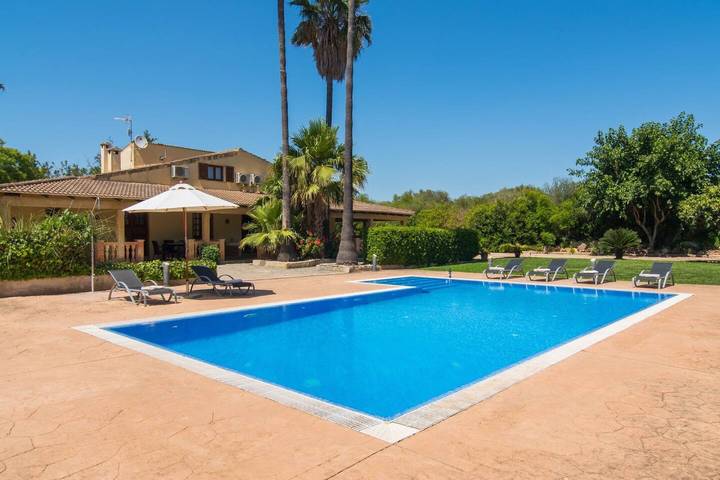 Finca "Es Caulls" mit Pool und Wlan in Llubí, Mallorca Inselmitte