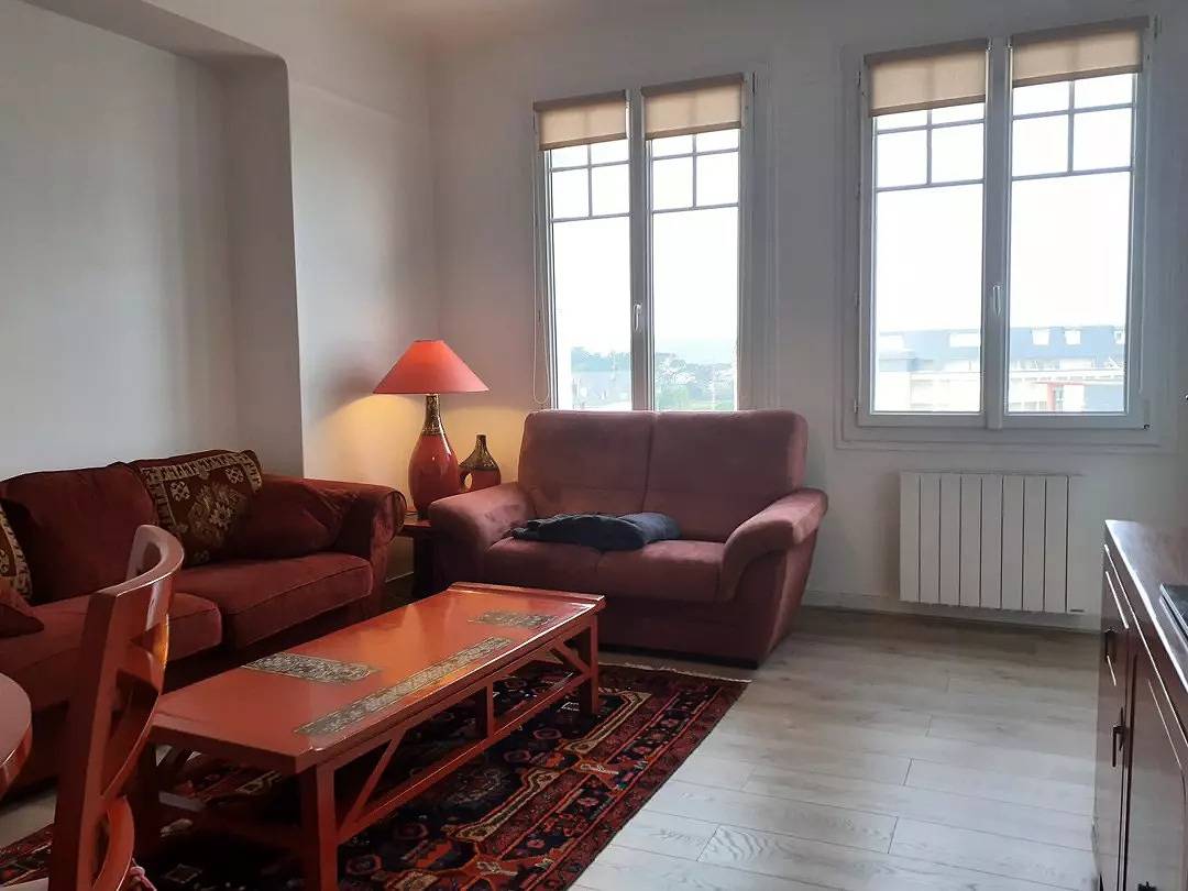 Geheel appartement, 107 - Appartement in Sables-D'Or met uitzicht op zee in Fréhel, Dinan en omgeving