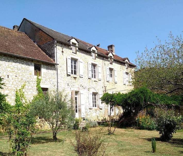 Chambre d’hôte pour 2 personnes, avec vue et jardin, animaux acceptés dans le Lot