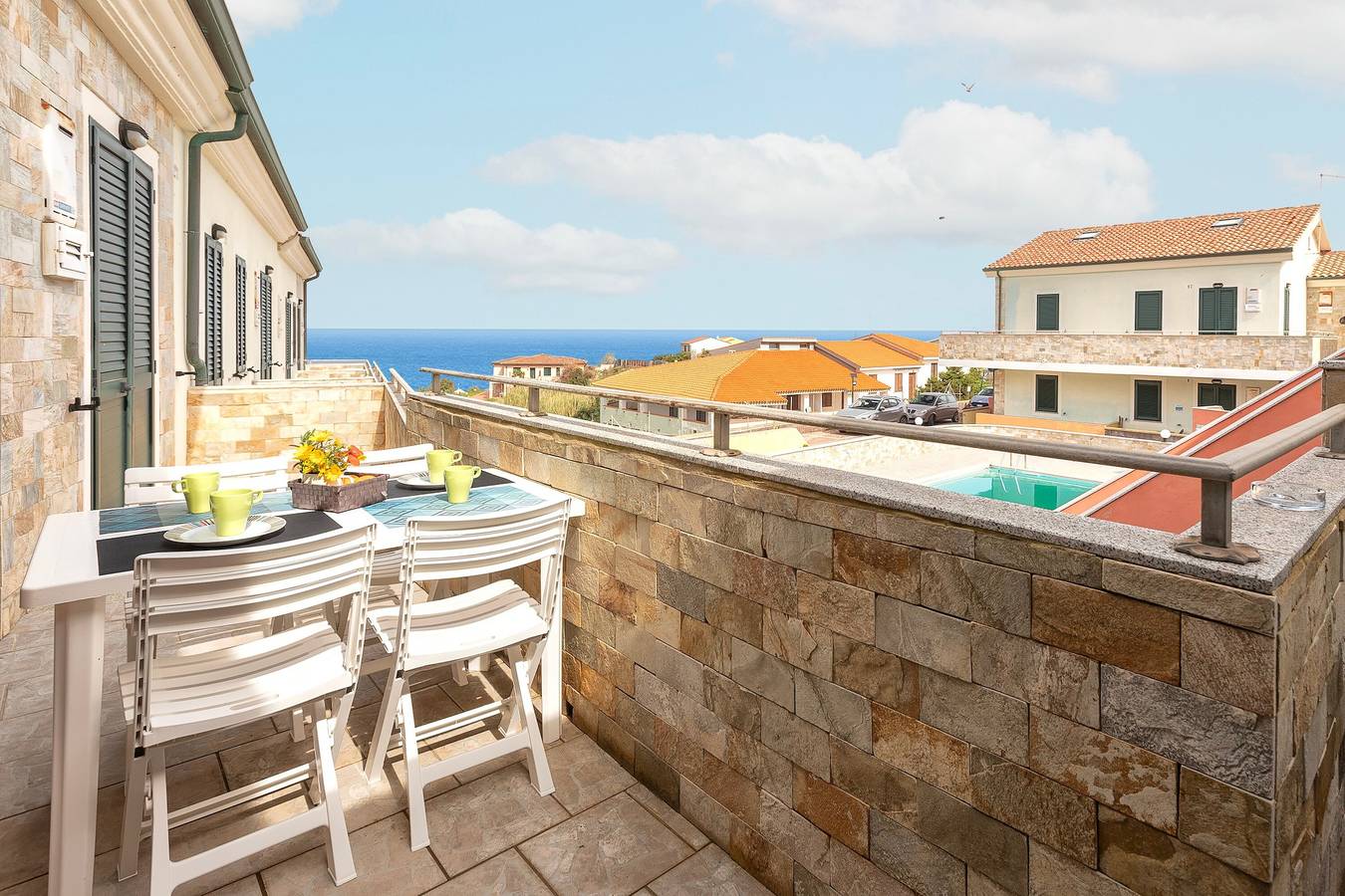 Apartamento entero, Apartamento 'Le Residenze Di Anna' con vistas al mar, piscina compartida y aire acondicionado in La Ciaccia, Valledoria