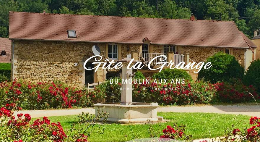 Gîte pour 8 personnes, avec jacuzzi et piscine ainsi que jardin et terrasse à Archignac