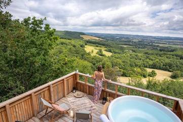 Hôtel pour 2 personnes, avec vue ainsi que piscine et jardin à Laparade