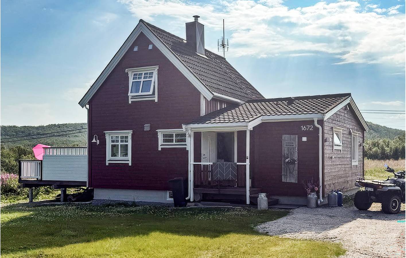 Ferienhaus für 7 Personen mit Terrasse in Porsanger