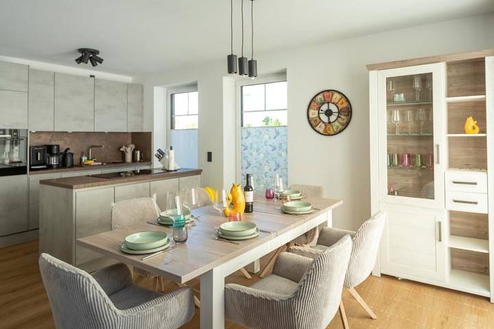 Ferienhaus für 7 Personen, mit Ausblick und Garten sowie Sauna, mit Haustier auf Langeoog