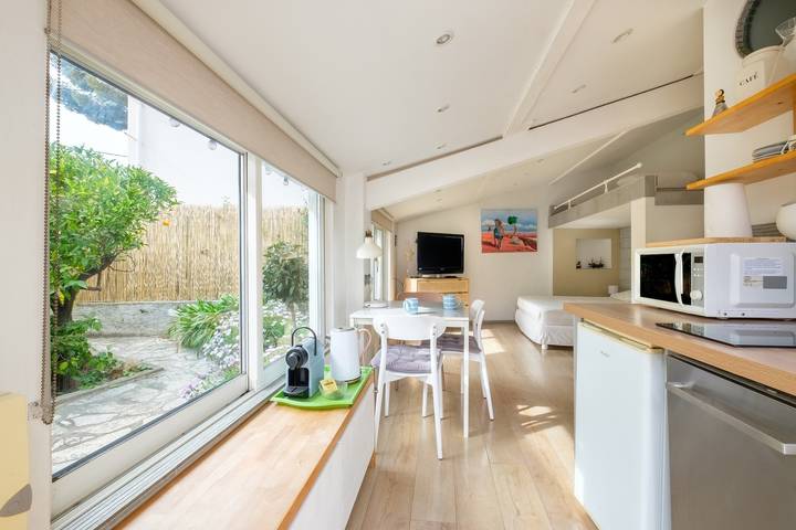 Location de vacances pour 3 personnes, avec jardin à Cagnes-sur-Mer