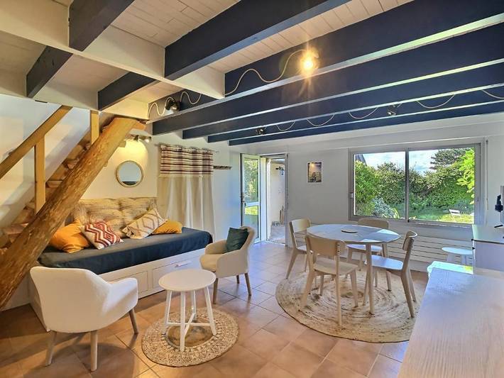 Location de vacances pour 4 personnes, avec Jardin dans Plage Trez Malaouen