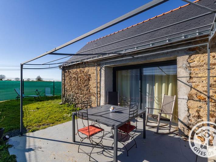 Gîte pour 5 personnes, avec jardin, animaux acceptés à Chambellay