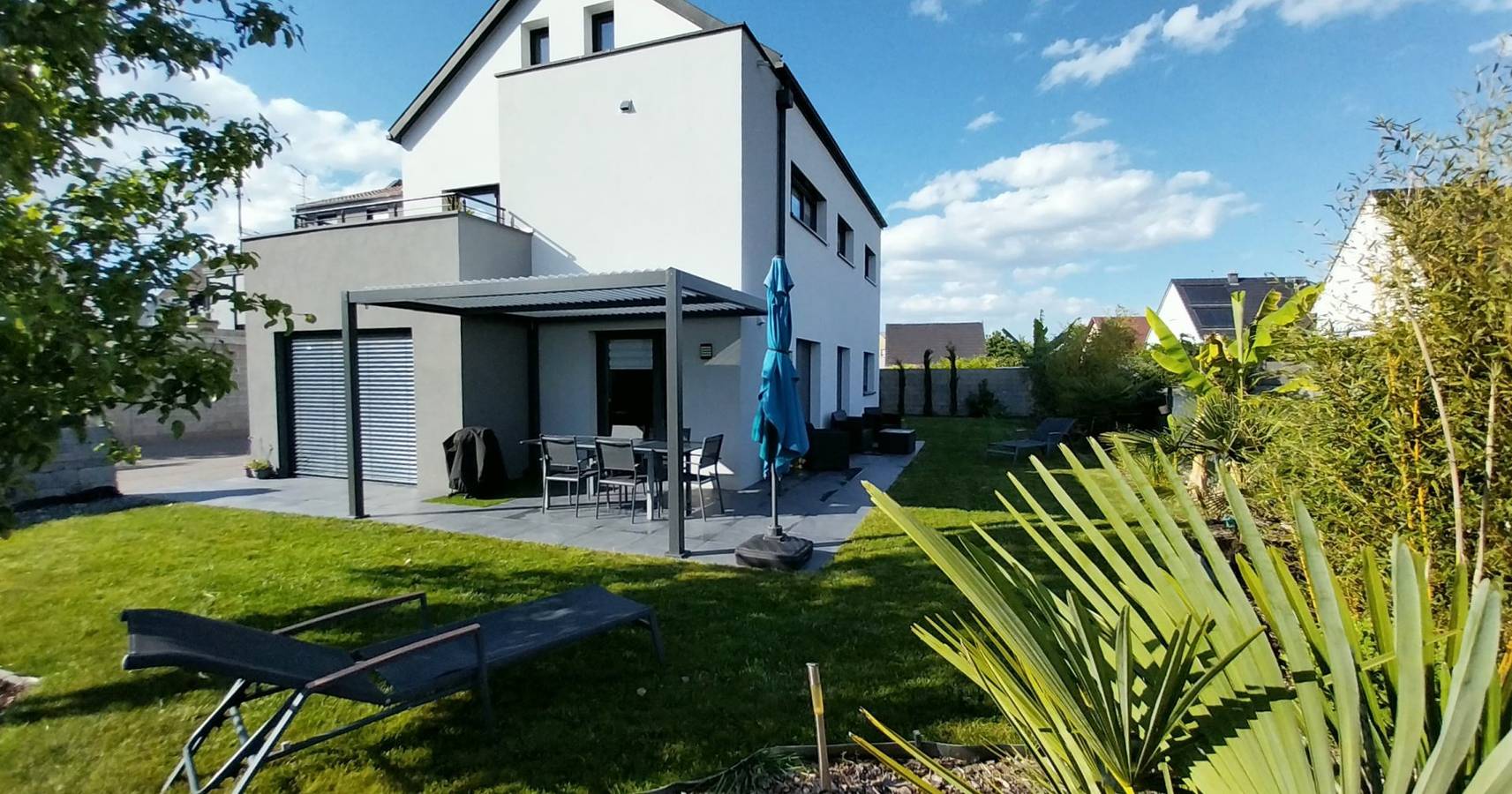 Gîte neuf, Rdc, 70 m², 4 pers., avec jardin, proche Colmar in Bischwihr, Région de Colmar