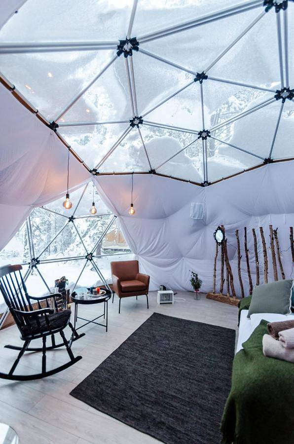 Zelt für 2 Personen, mit Terrasse und Sauna in Alta - 3