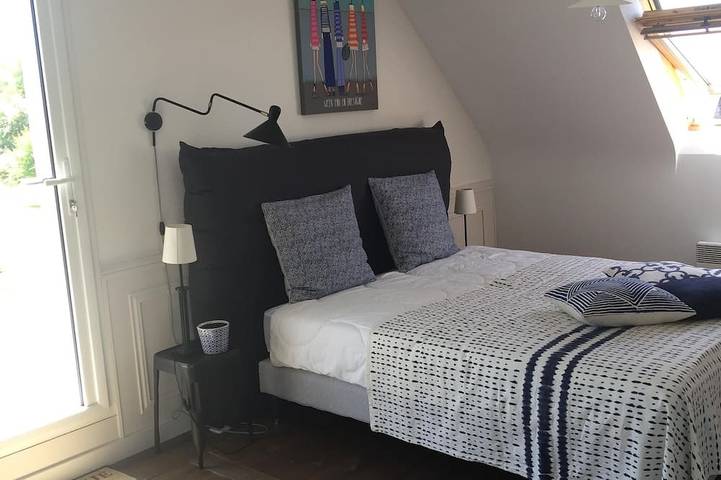 Location de vacances pour 4 personnes, avec balcon ainsi que jardin et piscine, animaux acceptés dans Plage Pors Carn - 3