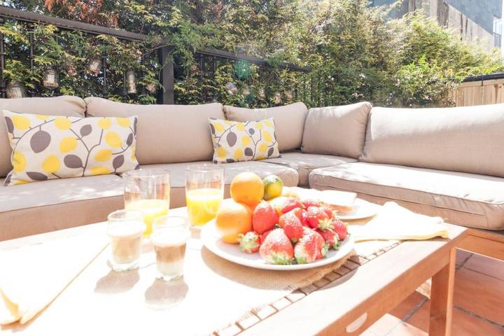 Casa de férias para 4 pessoas, com varanda em Baiona (Galiza)