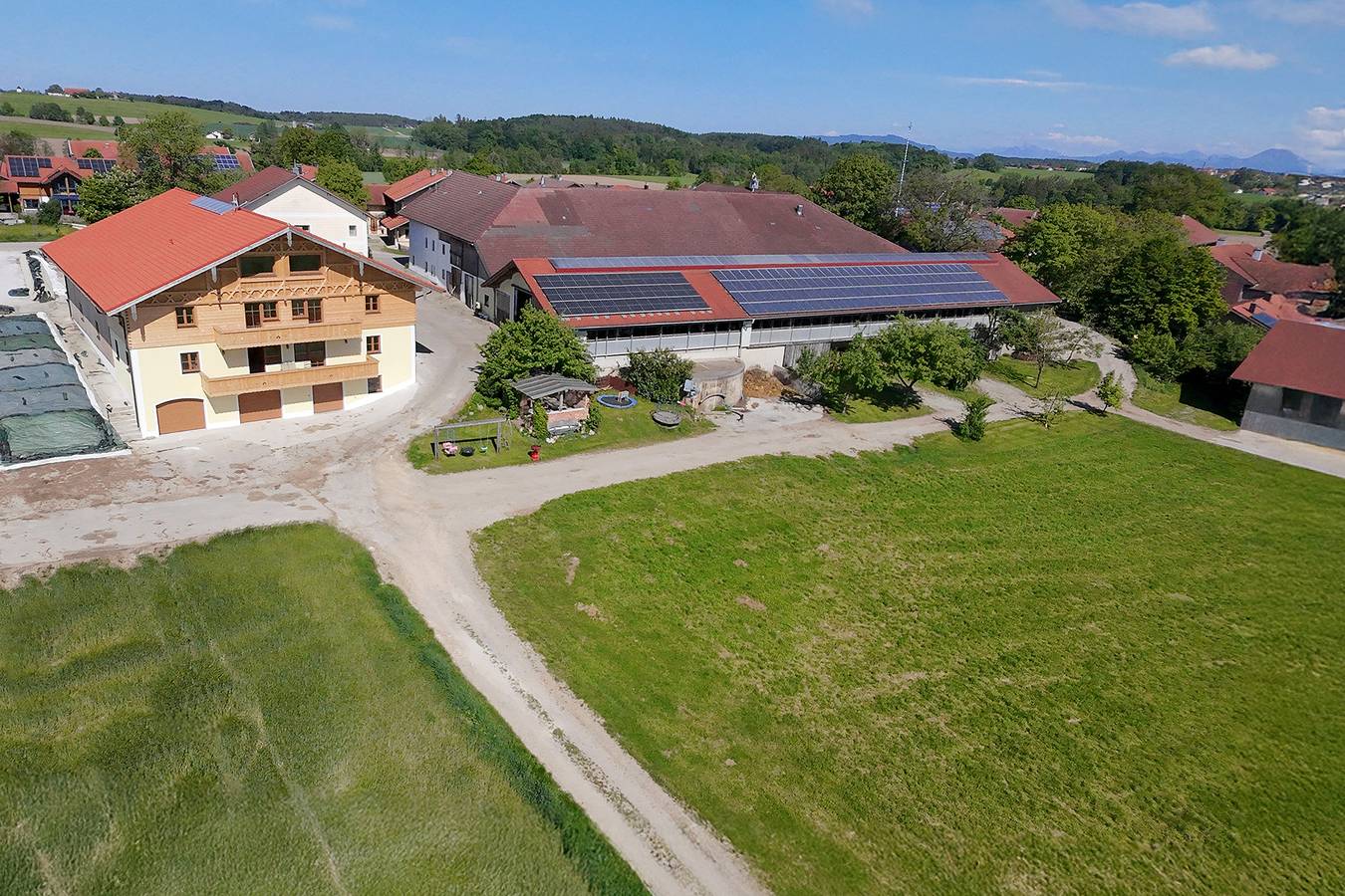 Ganze Ferienwohnung, Stadlerhof am Waginger See - Ferienwohnung Bergblick in Kirchanschöring, Landkreis Traunstein