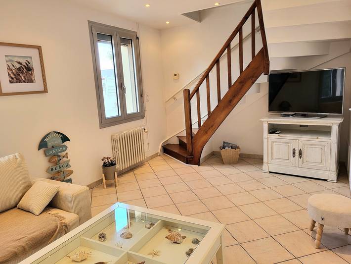 Ferienhaus 'Les Antilles, Maison De Bord De Mer' mit privater Terrasse und Wlan in Pirou, Coutances und Umgebung