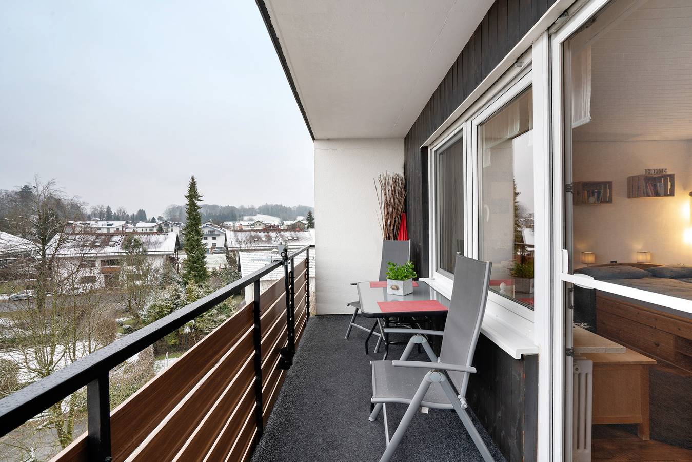 Studio entier, Studio 'Ferienwohnung In Prien' avec vue sur la montagne, balcon et Wi-Fi in Prien, Prien am Chiemsee