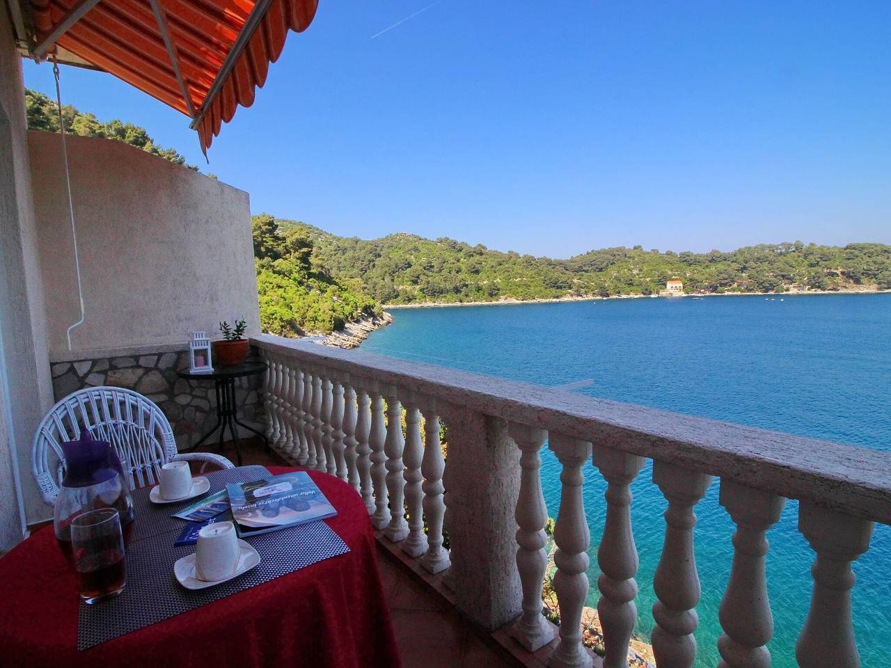 Ganze Wohnung, Apartments Filipović - One-Bedroom Apartment with Balcony and Sea View (A1) in Mljet