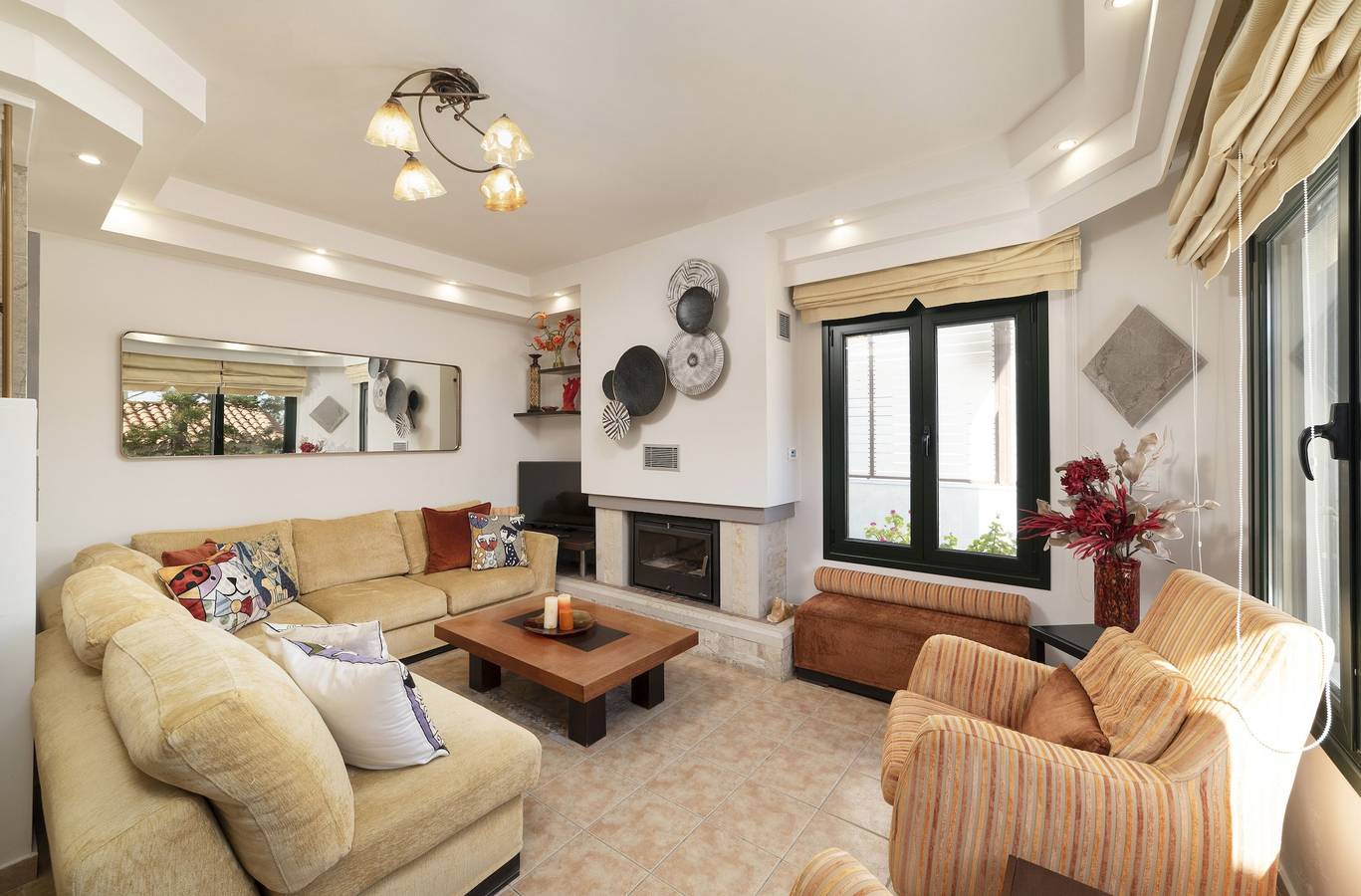 Villa für 15 Personen mit Garten in Koutsouras, Lasithi