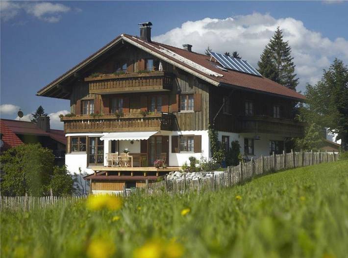 Ferienwohnung für 2 Personen, mit Balkon und Garten, kinderfreundlich in Oberjoch - 2