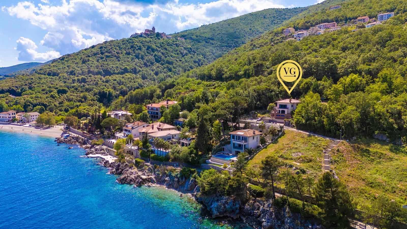 Villa Palazzo del mar Opatija by Villas Guide in Moscenicka Draga, Opatija Riviera