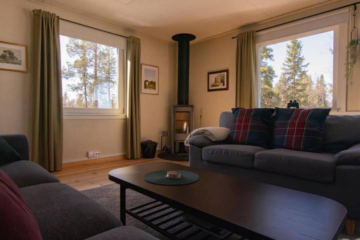 Location de vacances pour 6 personnes, avec sauna ainsi que vue et jardin à Kiruna - 4