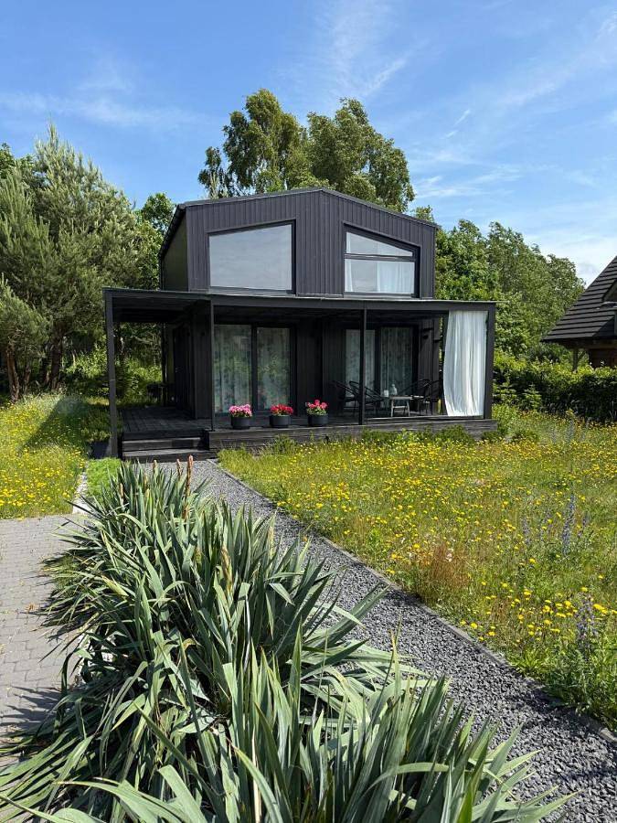 Dom dla 4 osób, z taras i widok, zwierzęta dozwolone w Dębina