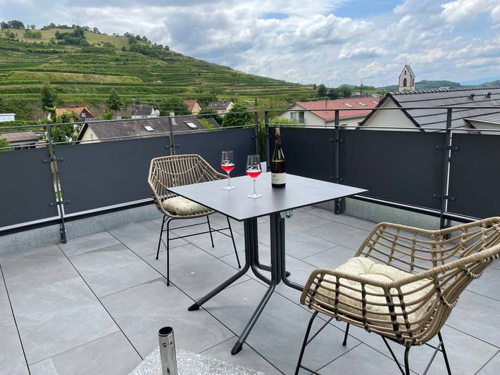 Ferienwohnung für 2 Personen, mit Balkon und Ausblick in Kaiserstuhl